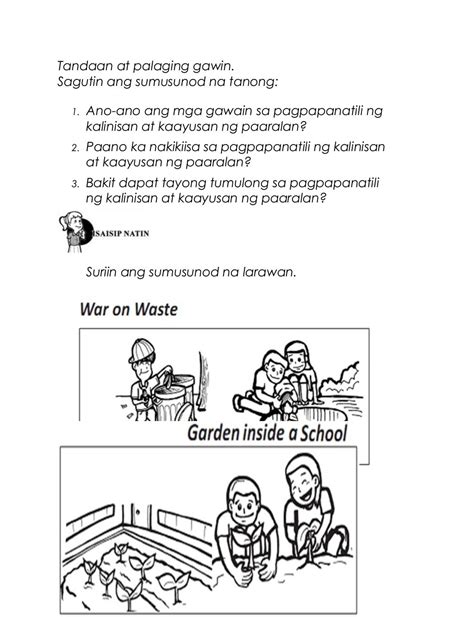 maayos na pamayanan drawing|ESP 2 LM UNIT 3 .